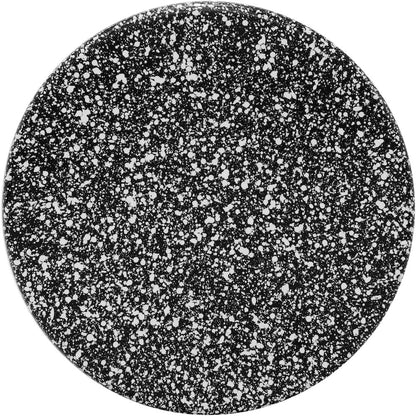 Anika Black Iron Terrazzo End Table