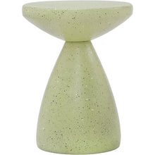 Anika Green Iron Terrazzo End Table