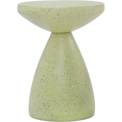 Anika Green Iron Terrazzo End Table