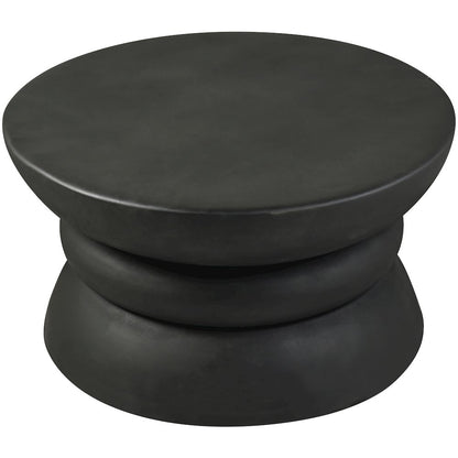 Collins Black Aluminum Coffee Table