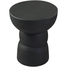 Collins Black Aluminum End Table