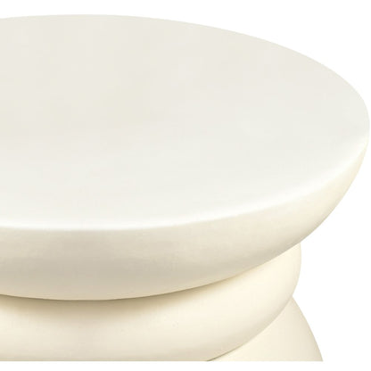 Collins Cream Aluminum Coffee Table