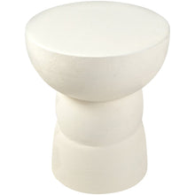 Collins Cream Aluminum End Table