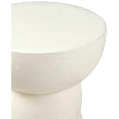 Collins Cream Aluminum End Table