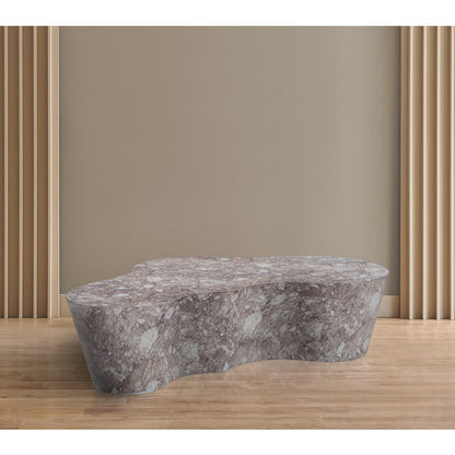 Monza Brown Marble Finish Concrete Coffee Table