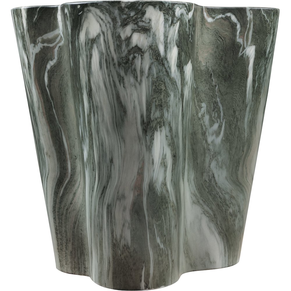Monza Green Marble Finish Concrete End Table