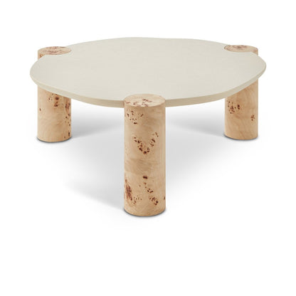 Thor Natural Burl Wood Coffee Table