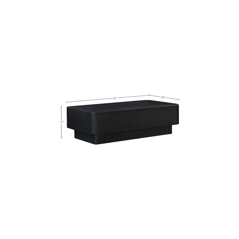 Oakmont Black Coffee Table
