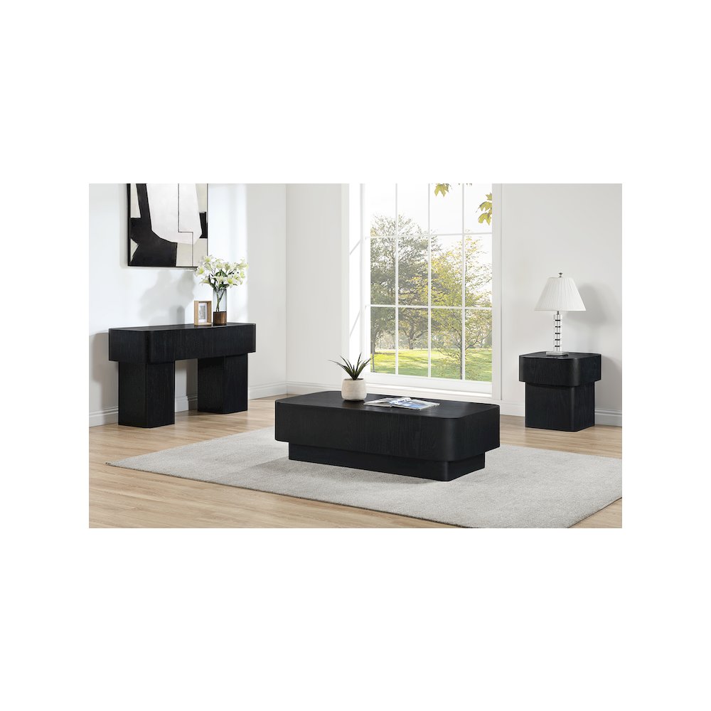 Oakmont Black Coffee Table