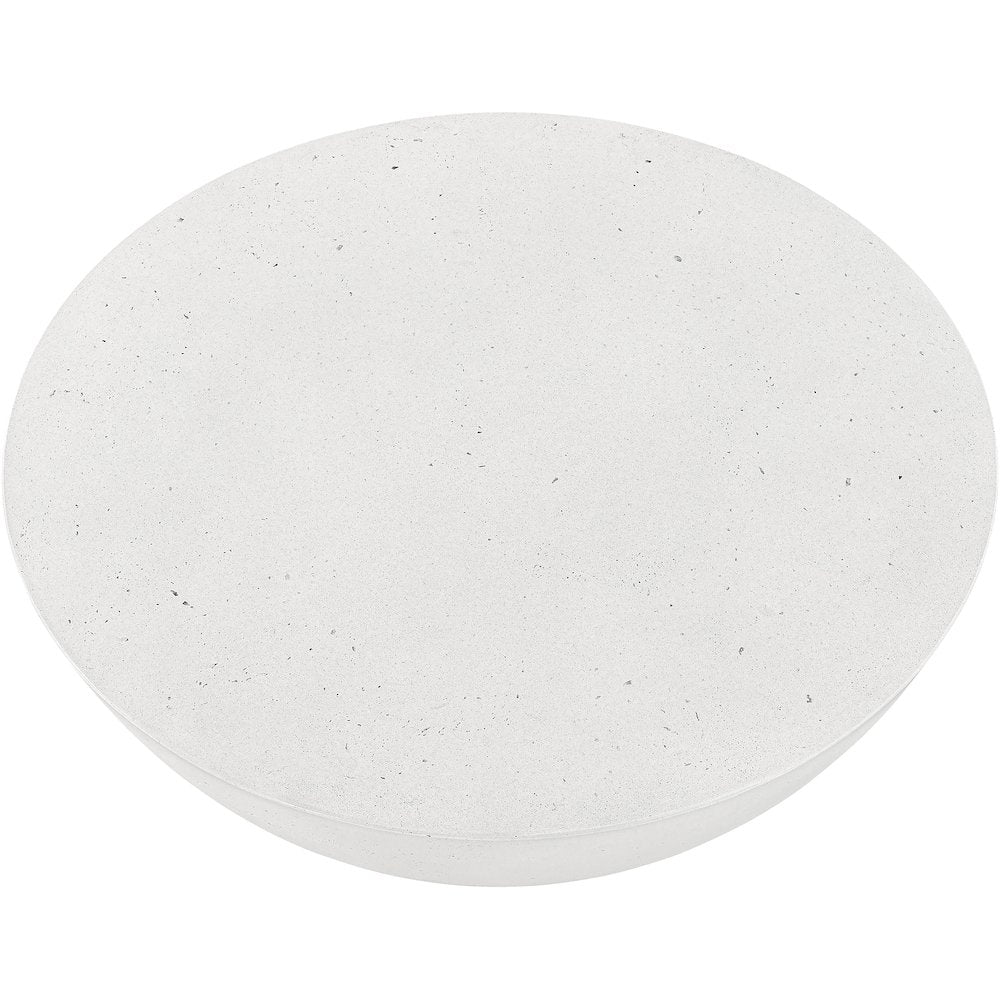Reggio White Concrete Indoor/Outdoor Coffee Table
