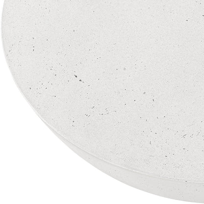Reggio White Concrete Indoor/Outdoor Coffee Table