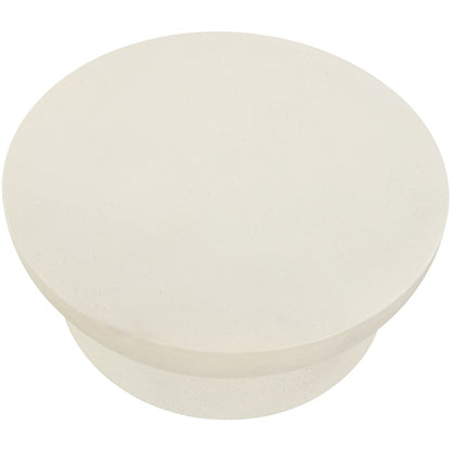 Avaya Cream Concrete And Fiberglass Indoor / Outdoor Coffee Table