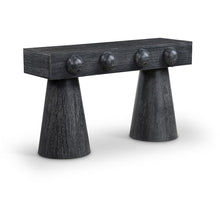 Bracciano Black Oak Veneer Console Table