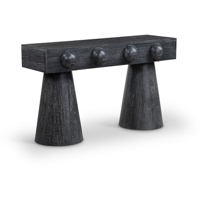 Bracciano Black Oak Veneer Console Table