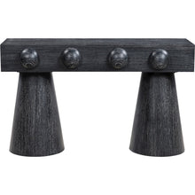 Bracciano Black Oak Veneer Console Table
