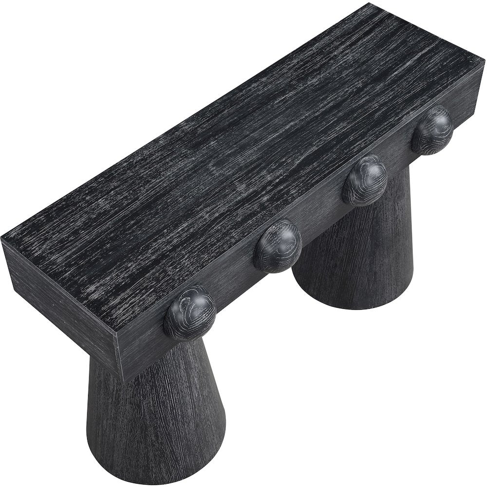 Bracciano Black Oak Veneer Console Table