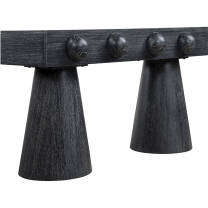Bracciano Black Oak Veneer Console Table