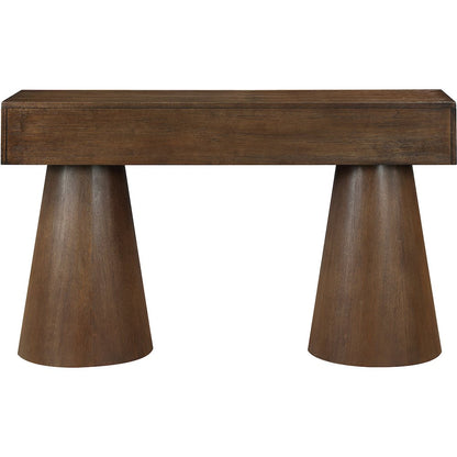 Bracciano Brown Oak Veneer Console Table