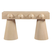 Bracciano Natural Oak Veneer Console Table