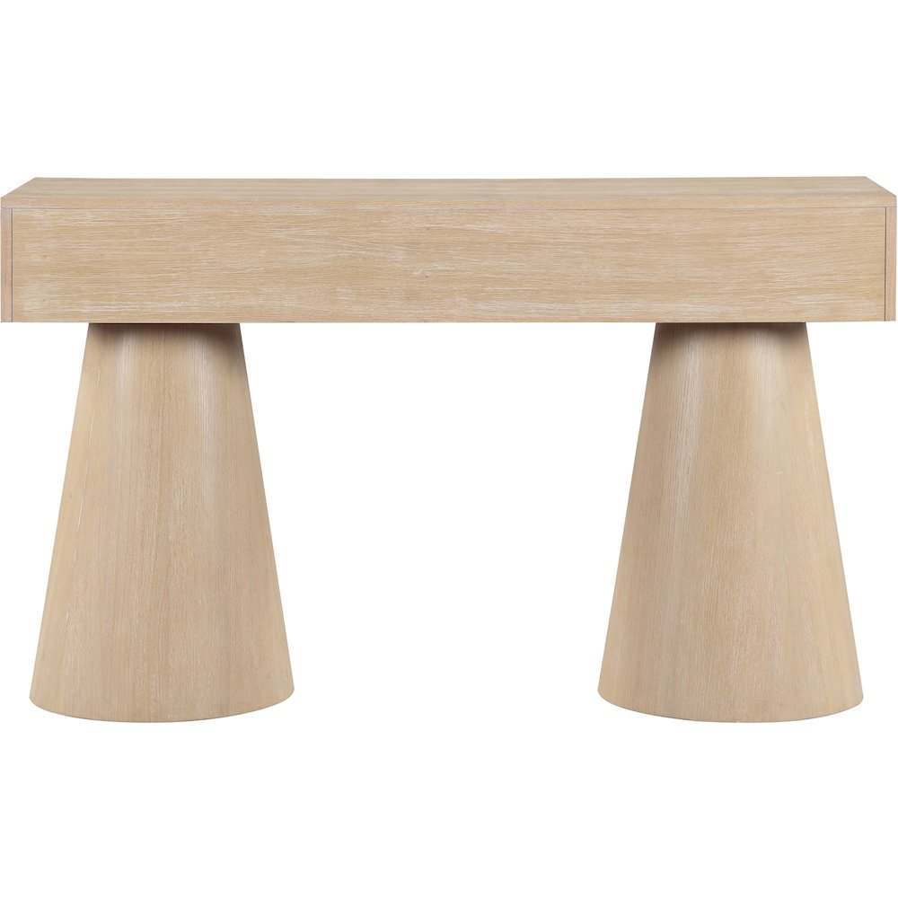 Bracciano Natural Oak Veneer Console Table