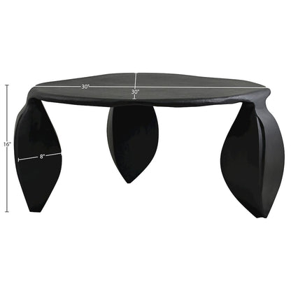 Pueblo Black Aluminum Coffee Table