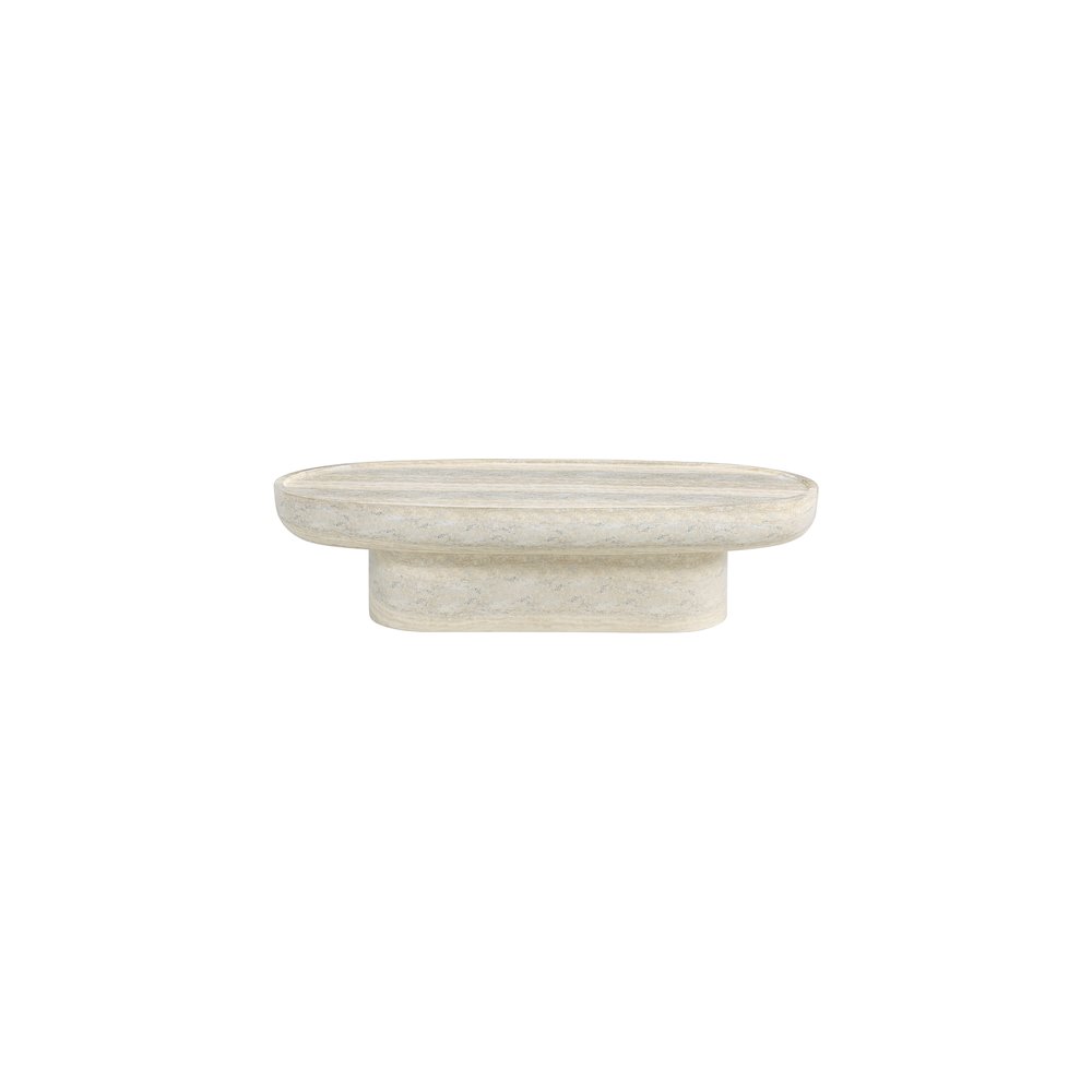 Tivoli Travertine Concrete Indoor/Outdoor Coffee Table