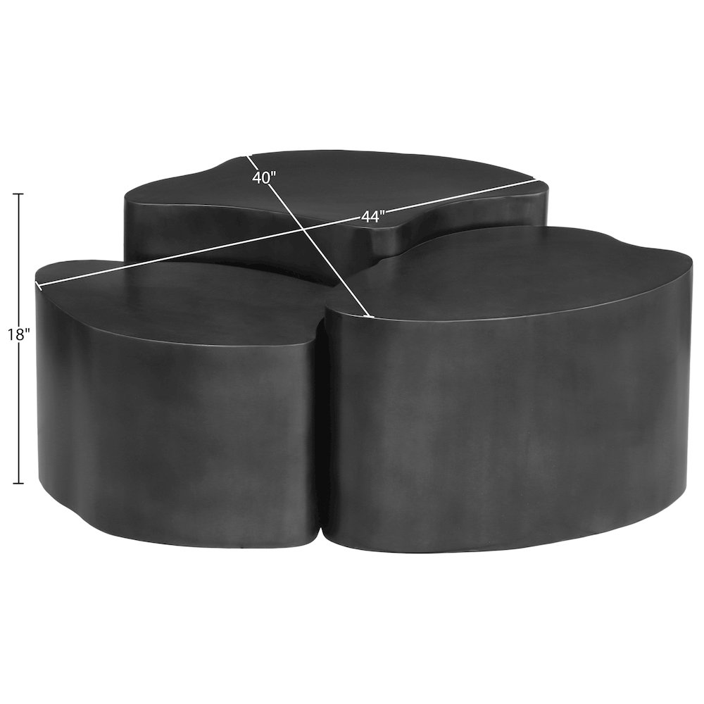 Banyan Black Iron Coffee Table