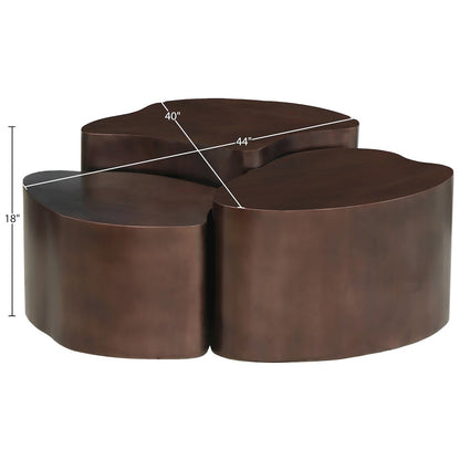 Banyan Brown Iron Coffee Table