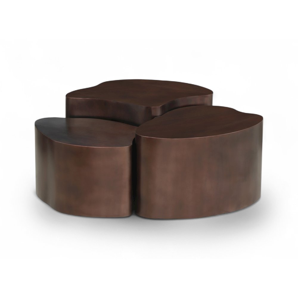 Banyan Brown Iron Coffee Table