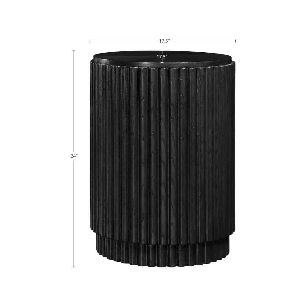 Ronin Black End Table
