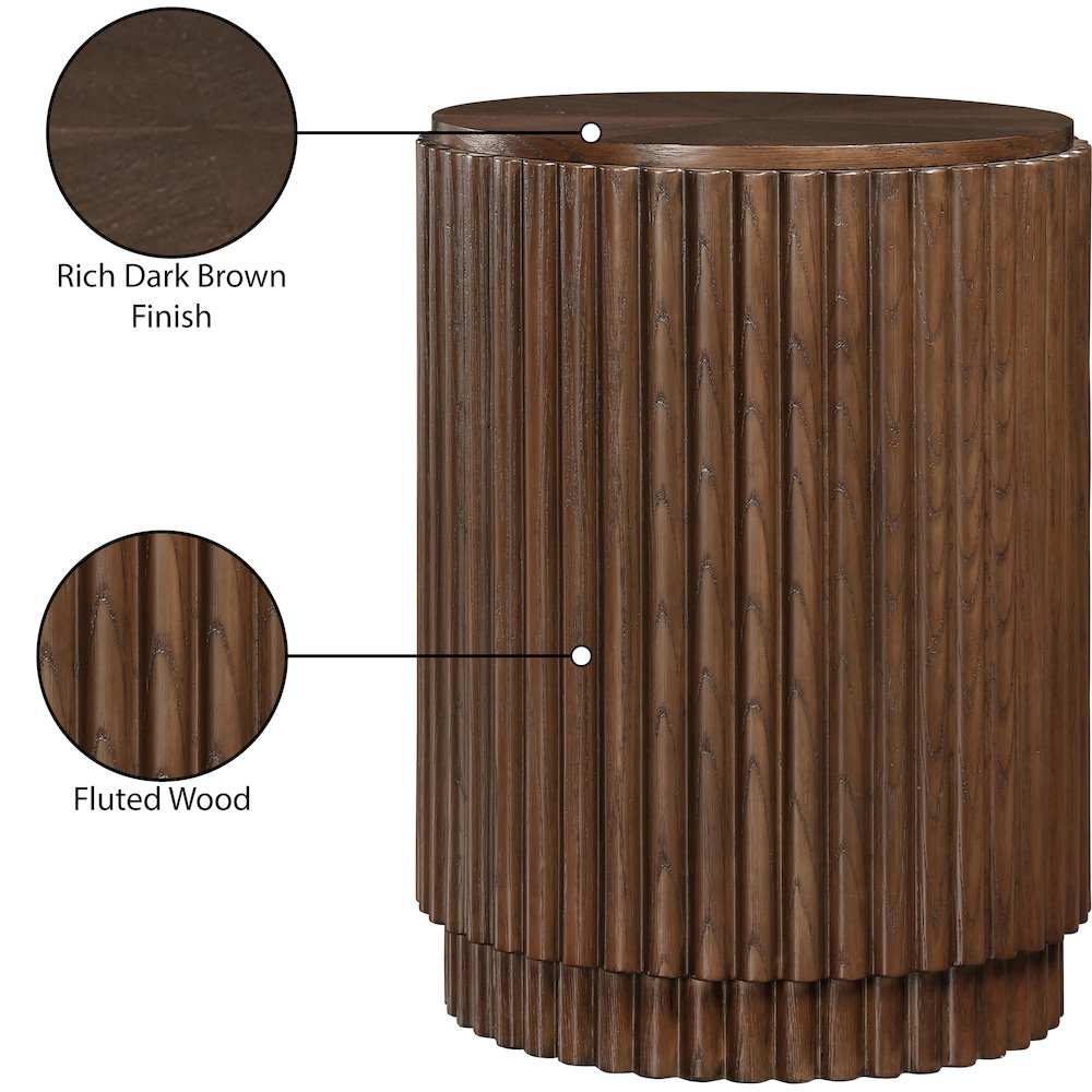 Ronin Brown End Table
