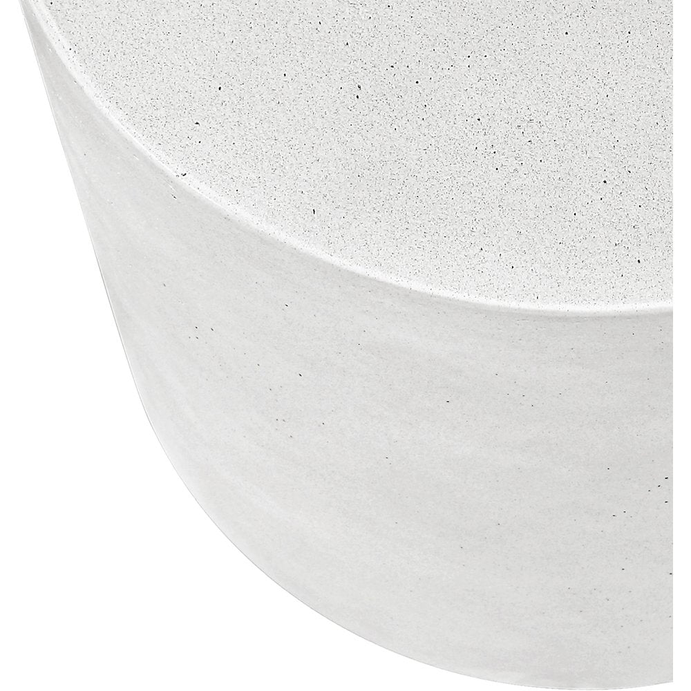 Imperia White Concrete Indoor/Outdoor Coffee Table