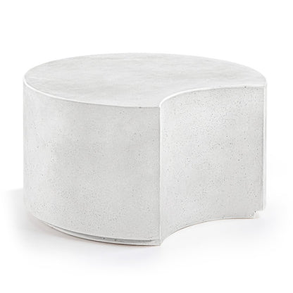 Imperia White Concrete Indoor/Outdoor Coffee Table