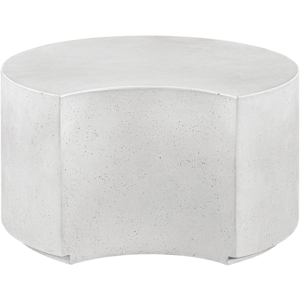 Imperia White Concrete Indoor/Outdoor Coffee Table