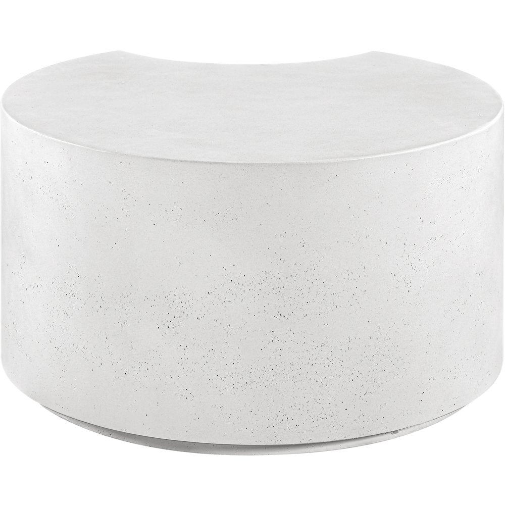 Imperia White Concrete Indoor/Outdoor Coffee Table