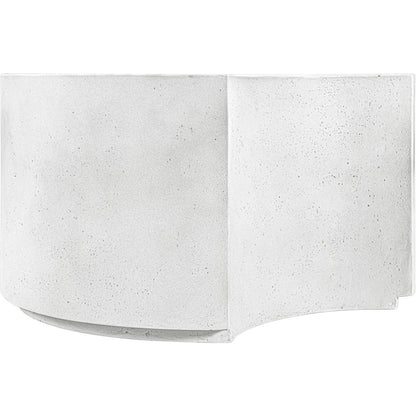 Imperia White Concrete Indoor/Outdoor Coffee Table