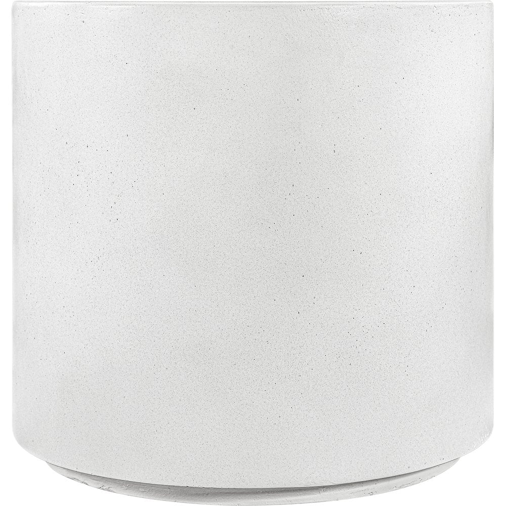 Imperia White Concrete Indoor/Outdoor End Table