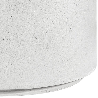 Imperia White Concrete Indoor/Outdoor End Table
