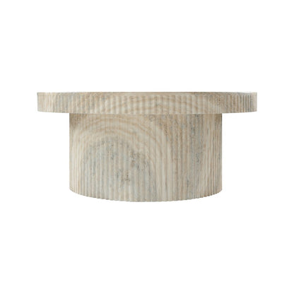 Legatto Travertine Travertine Finish Concrete Coffee Table