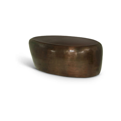 Capsule Brown Aluminum Coffee Table