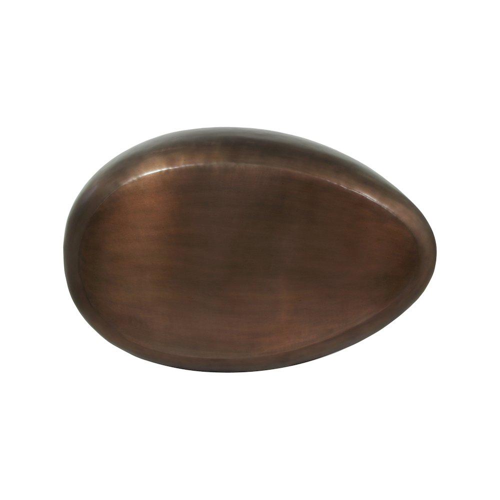Capsule Brown Aluminum Coffee Table