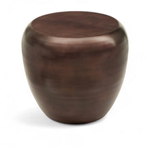 Capsule Brown Aluminum End Table