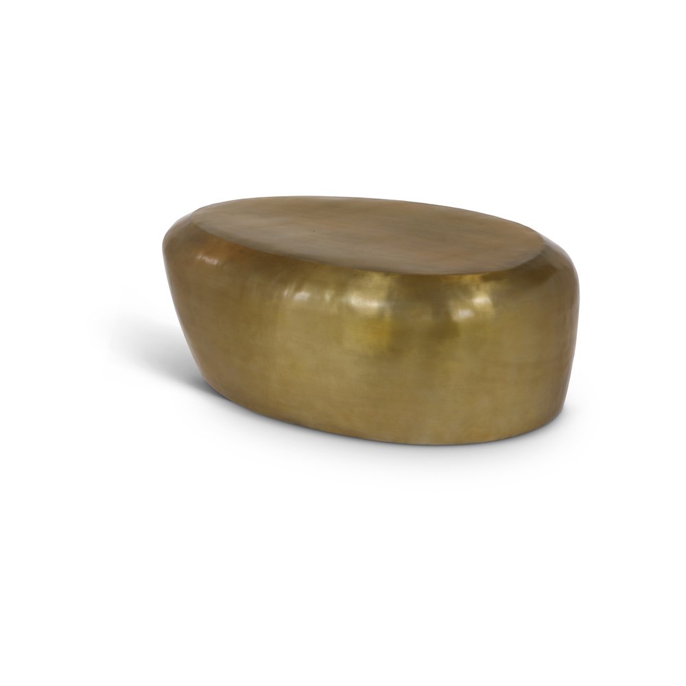 Capsule Gold Aluminum Coffee Table