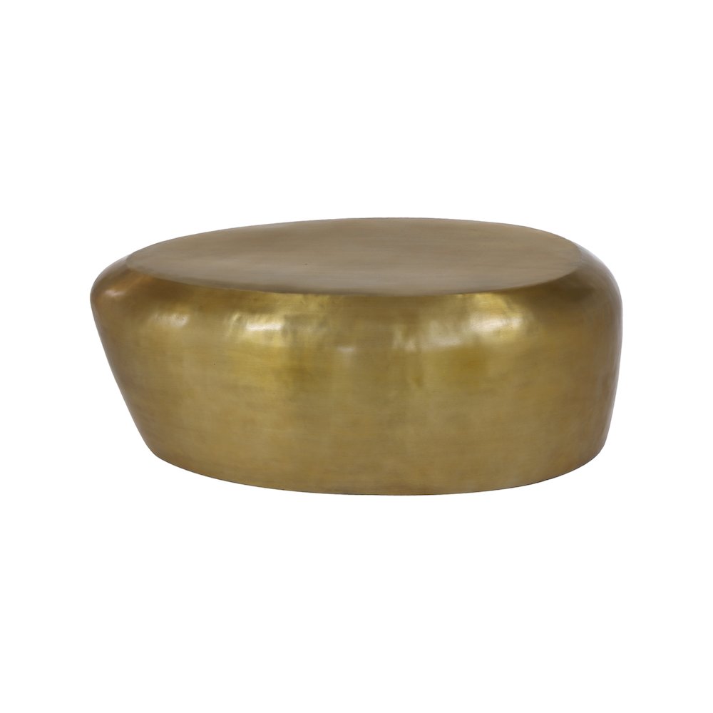 Capsule Gold Aluminum Coffee Table