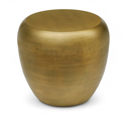 Capsule Gold Aluminum End Table