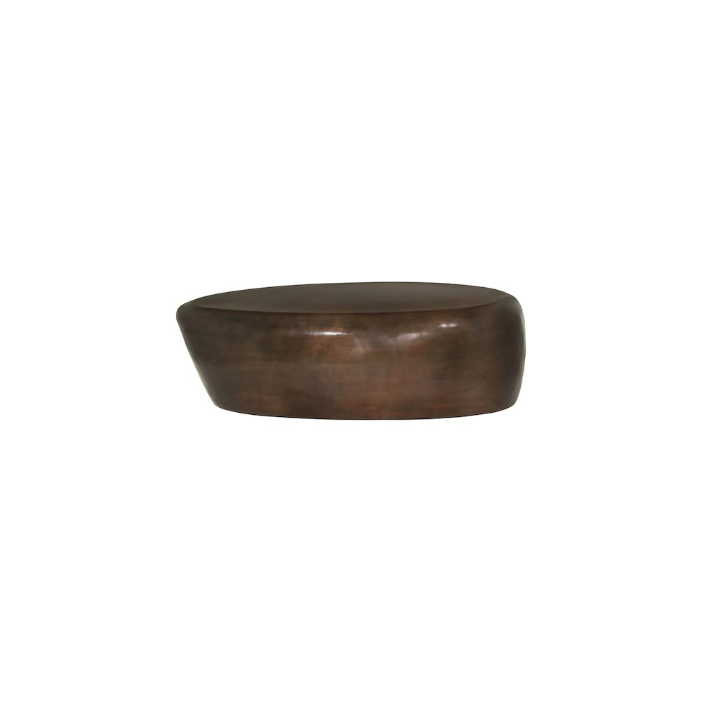 Capsule Brown Aluminum Coffee Table