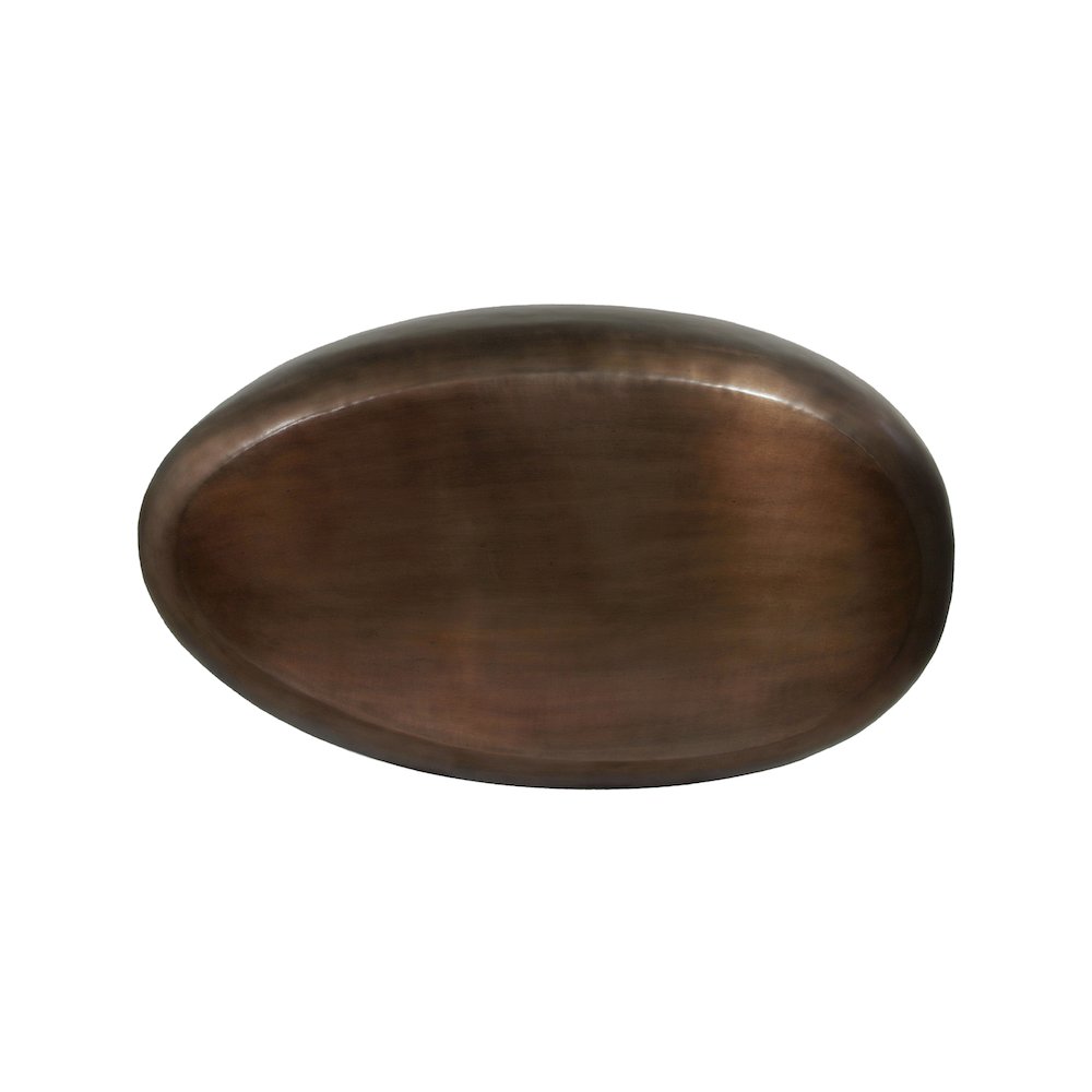 Capsule Brown Aluminum Coffee Table