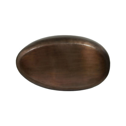 Capsule Brown Aluminum Coffee Table