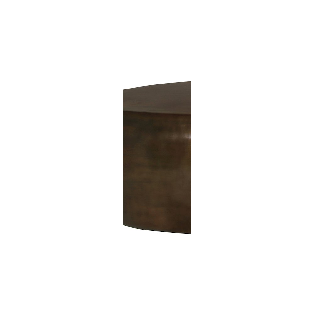 Capsule Brown Aluminum Coffee Table