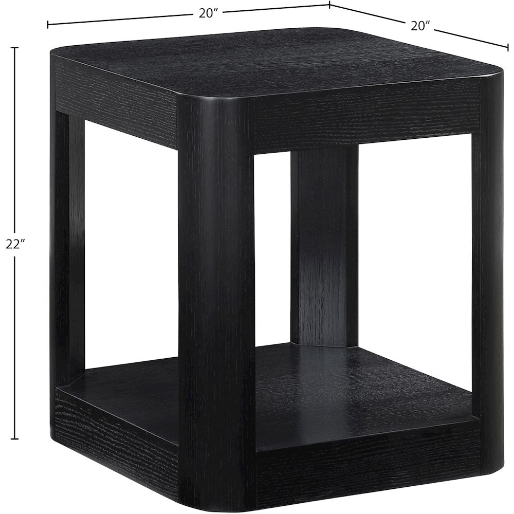 Reeves Black End Table